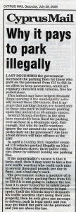 OpEd: Parking